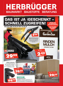 Herbrügger Prospekt - Angebote ab 29.08.