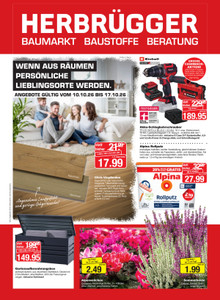 Herbrügger Prospekt - Angebote ab 10.10.