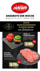 REWE Prospekt - Angebote ab 26.10. - Seite 1