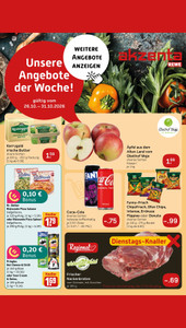 REWE Prospekt - Angebote ab 26.10. - Seite 1
