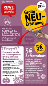 REWE Prospekt - Angebote ab 26.10. - Seite 1
