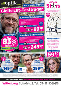 allOptik Prospekt - Wir suchen wieder! Gleitsicht Testträger