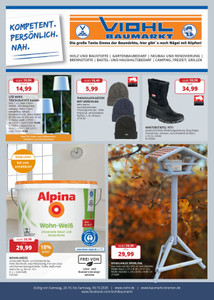 Viohl Baumarkt Prospekt - Angebote ab 23.10.