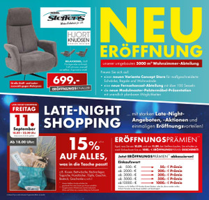 Möbel Steffens Prospekt - Möbel Steffens Neu-Eröffnung