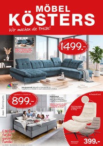Möbel Kösters Prospekt - Möbel Kösters
