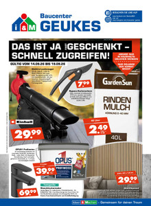 Baucenter Geukes Prospekt - Angebote ab 14.09.