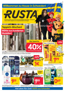 Rusta Prospekt - Teppich-Wochen!
