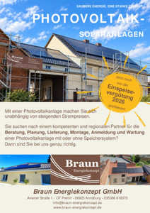 Braun Energiekonzept Prospekt - Photovoltaik-Solaranlagen