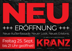 Einrichtungshaus Kranz Prospekt - Kranz Eröffnung