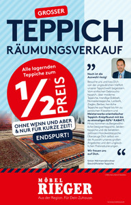 Möbel Rieger Prospekt - Angebote ab 20.10.
