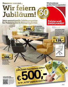 Polsterwelt Engelhardt Prospekt - Angebote ab 22.10.
