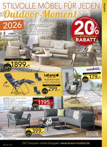 BRAUN Möbel-Center Prospekt - BDE06-6-f Filiale Reutlingen