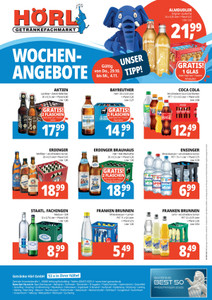 Hörl Getränkemarkt Prospekt - Wochenangebote