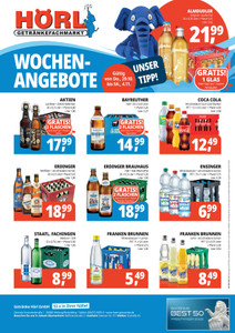 Hörl Getränkemarkt Prospekt - Wochenangebote