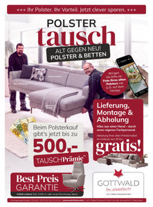 Möbel Gottwald Prospekt - Polstertausch
