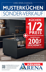 Küchen Arena Prospekt - Küchen Arena - Musterküchen Sonderverkauf