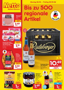 Netto Marken-Discount Prospekt - Angebote ab 26.10.