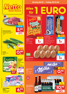 Netto Marken-Discount Prospekt - Angebote ab 26.10. - Seite 1