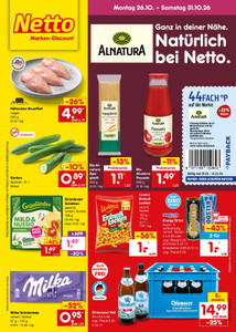 Netto Marken-Discount Prospekt - Angebote ab 26.10.