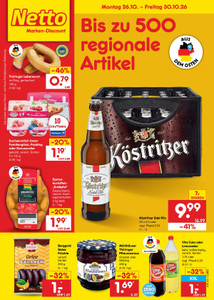 Netto Marken-Discount Prospekt - Angebote ab 26.10. - Seite 1