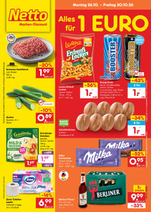 Netto Marken-Discount Prospekt - Angebote ab 26.10. - Seite 1