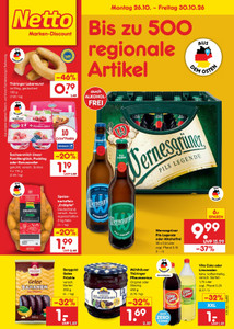 Netto Marken-Discount Prospekt - Angebote ab 26.10.