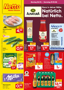 Netto Marken-Discount Prospekt - Angebote ab 26.10.