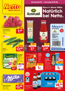 Netto Marken-Discount Prospekt - Angebote ab 26.10. - Seite 1