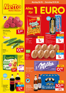 Netto Marken-Discount Prospekt - Angebote ab 26.10. - Seite 1