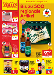 Netto Marken-Discount Prospekt - Angebote ab 26.10.