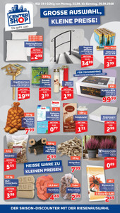 CENTERSHOP Prospekt - Angebote ab 19.09.