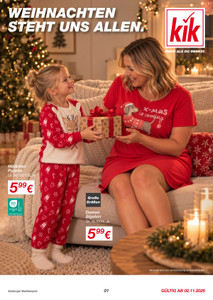 Kik Prospekt - Weihnachten steht uns allen