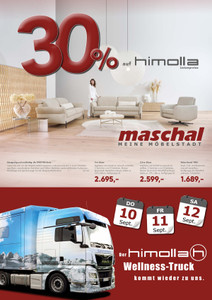 Maschal Möbel Prospekt - 30% auf himolla