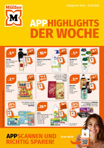 Müller Prospekt - App Highlights der Woche