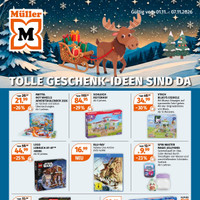 Müller Prospekt - Die schönsten Adventskalender für Klein und Groß Angebote