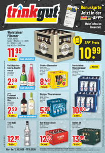trinkgut Prospekt - Angebote ab 12.10.