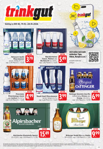 trinkgut Prospekt - Angebote ab 19.10.