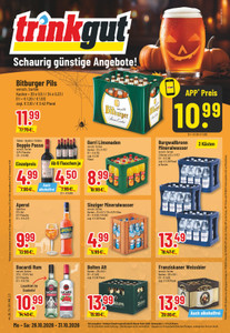 trinkgut Prospekt - Angebote ab 26.10. - Seite 1