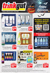 trinkgut Prospekt - Angebote ab 26.10.