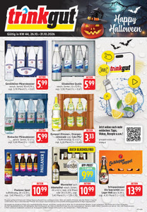 trinkgut Prospekt - Angebote ab 26.10. - Seite 1