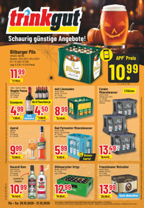 trinkgut Prospekt - Angebote ab 26.10. - Seite 1