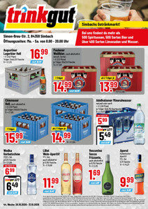 trinkgut Prospekt - Angebote ab 26.10. - Seite 1