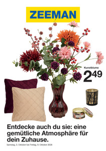 Zeemann Prospekt - Angebote ab 03.10.