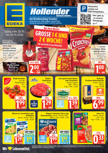 EDEKA Prospekt - Angebote ab 26.10.