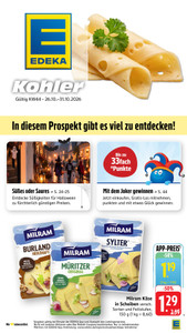 EDEKA Prospekt - Angebote ab 26.10.