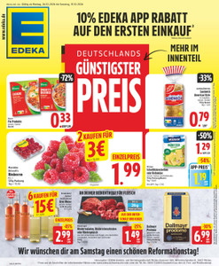 EDEKA Prospekt - Angebote ab 26.10.