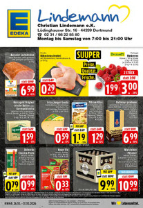 EDEKA Prospekt - Angebote ab 26.10. - Seite 1