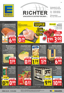 EDEKA Prospekt - Angebote ab 26.10. - Seite 1