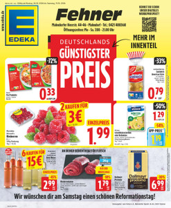 EDEKA Prospekt - Angebote ab 26.10.