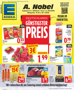 EDEKA Prospekt - Angebote ab 26.10.